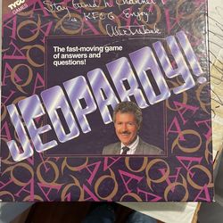 Autographed Home Jeopardy Game