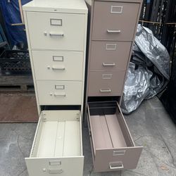 5 metal standard & legal 4 - drawer tall file cabinet $65 ea or $325 for all. excellent condition. Rough Measurements: metal legal : 18 1/2 W x 25 1/2