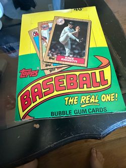 1987 Topps Wax Box