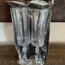 Plastic Champagne Glasses