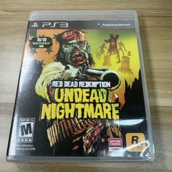 PS3 Red Dead Redemption Undead Nightmare 