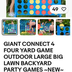 Hugh Outdoor Connect Four Game Great Fun For Everyone 