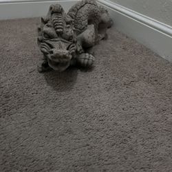 Concrete Chinese Dragon Statue 