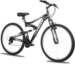 Matte Black WEIZE Mountain Bike, model KBB-6009