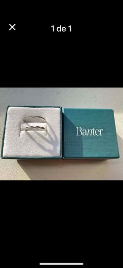 Dos Anillos De Plata 9.25 Numeros 8 Nuevos No Negociable 