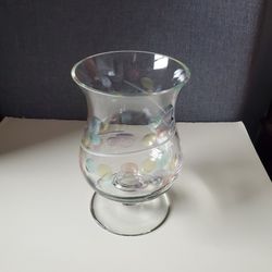 PartyLite Jardiniere Glass Pedestal Hurricane
