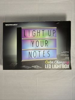 Merkury Innovations Color Changing LED Light Box