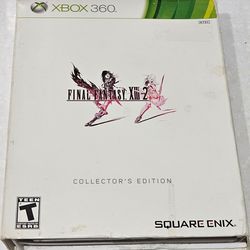 Xbox 360 Final Fantasy XIII-2 Collectors Edition Video Game