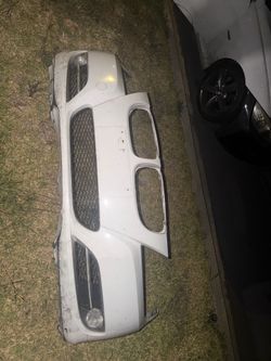 e90 white front base nodel bumper