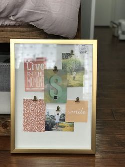 Gold multi photos frame