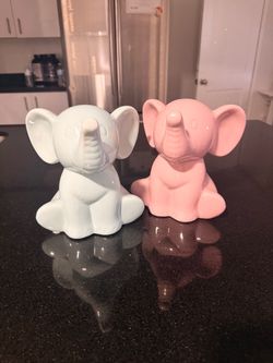Pastel Elephant PiggyBanks