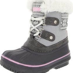 LONDON FOG Girls Toddler Tottenham Cold Weather Snow Boot