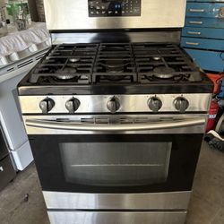 SAMSUNG GAS STOVE 5 BURNERS WORKING GREAT ESTUFA DE GAS