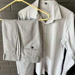 Men’s Dress Pants And Shirt