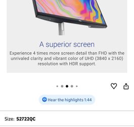 Desktop Monitor Dell