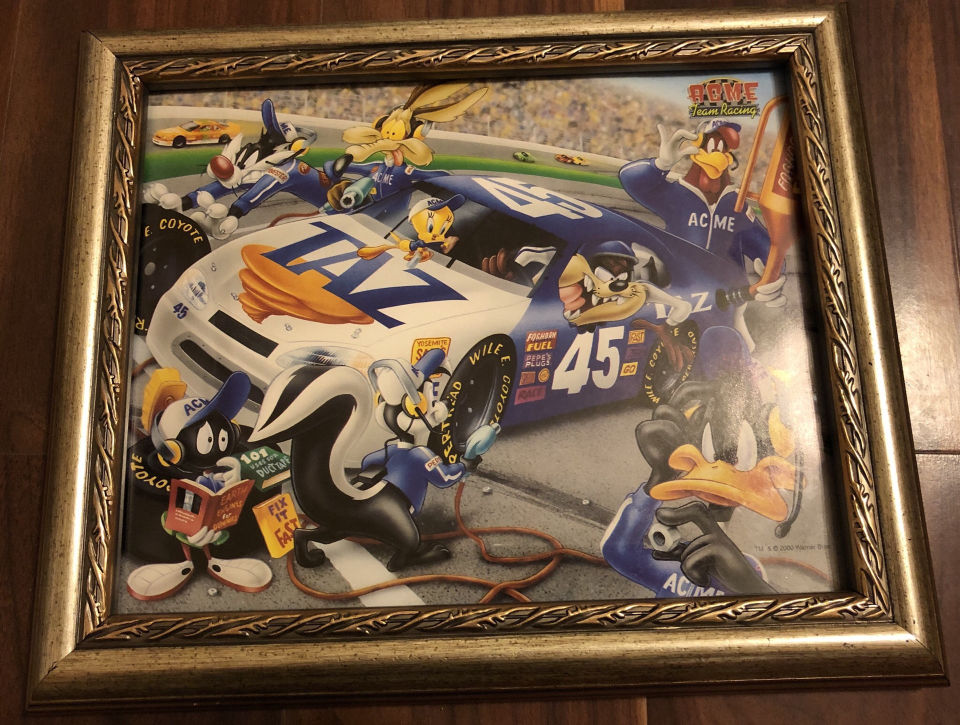 Looney tunes framed art