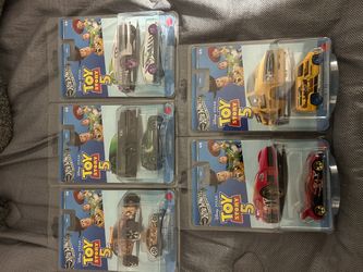 Toy story hot wheels set