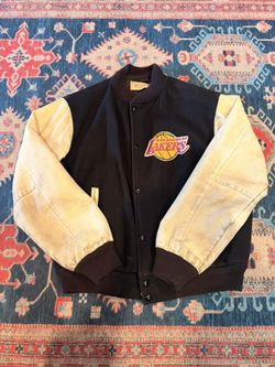 Vintage Chalk Line Los Angeles Lakers Varsity Jacket 🏀💜💛