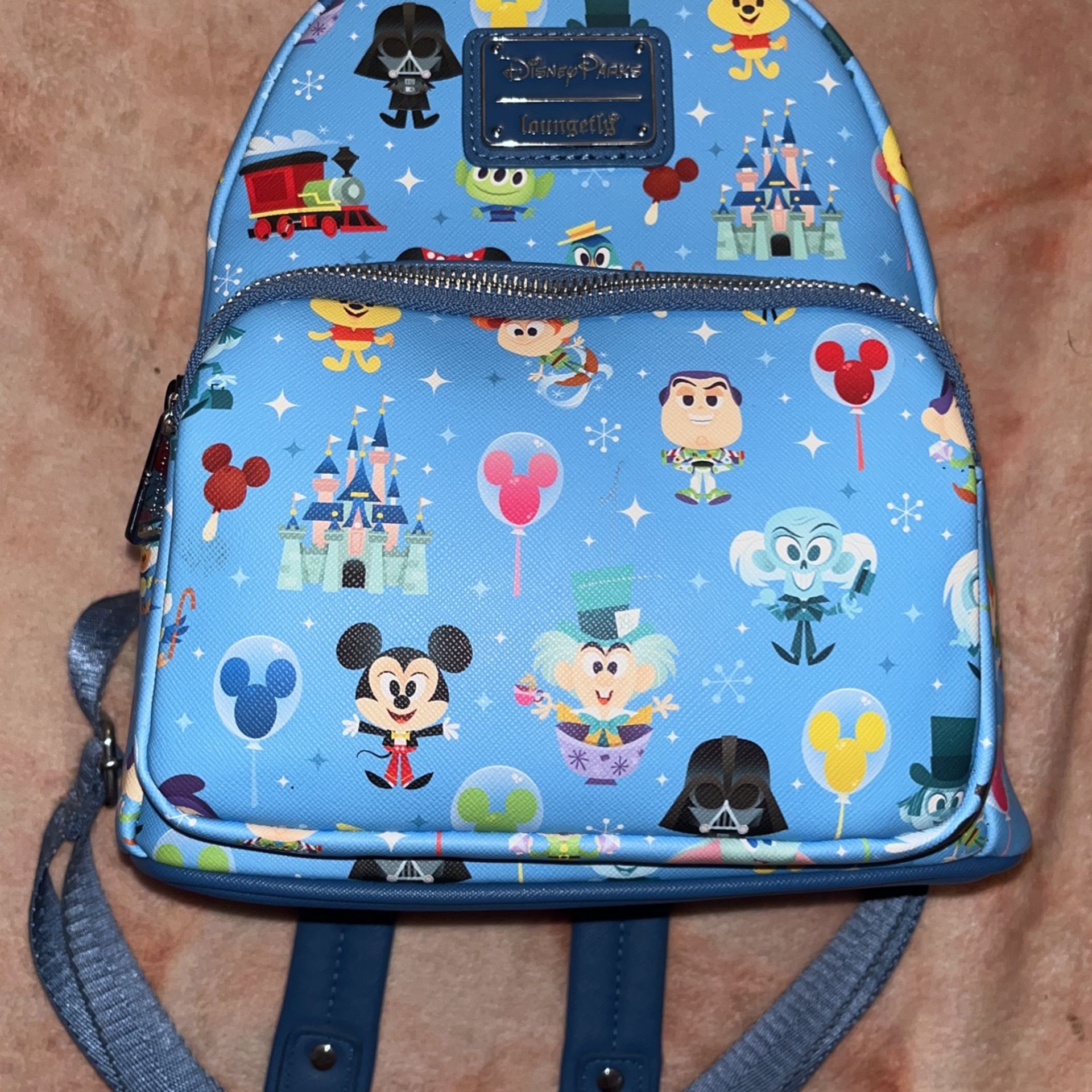 Disney Parks x Loungefly Chibi Mini Backpack – All-Over Park Icons Print Disney Parks Loungefly Chibi Icons Characters | Mercari main image 4