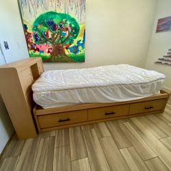 Twin Bed With Mattress