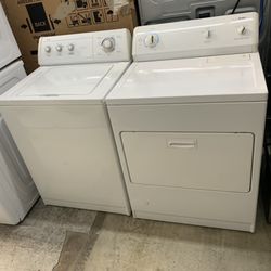 WHIRLPOOL WASHER AND KENMOR DRYER MIXMATCH SET