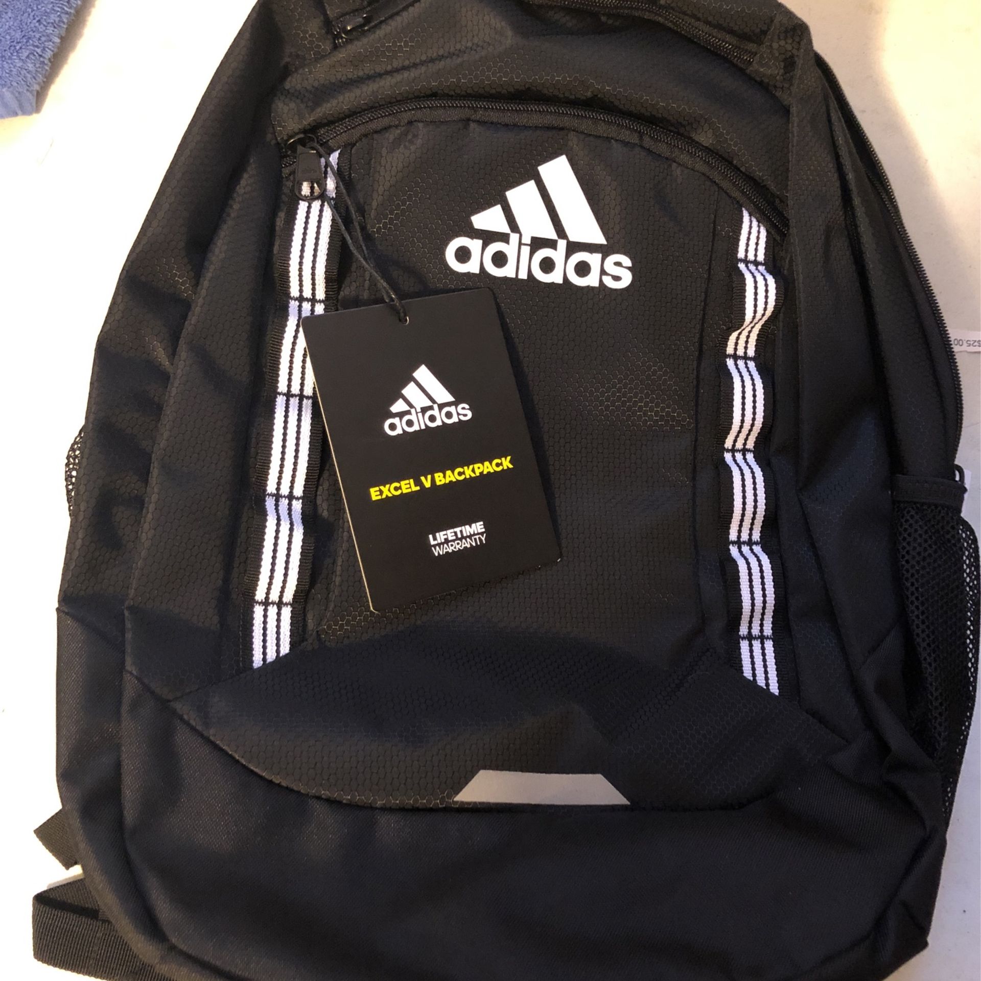 Brand New Black Adidas Backpack 