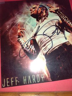 Autographed Picture Of Jeff Hardy