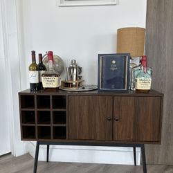 Bar Cabinet With Wine Rack