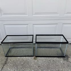 Two 20 gal tanks