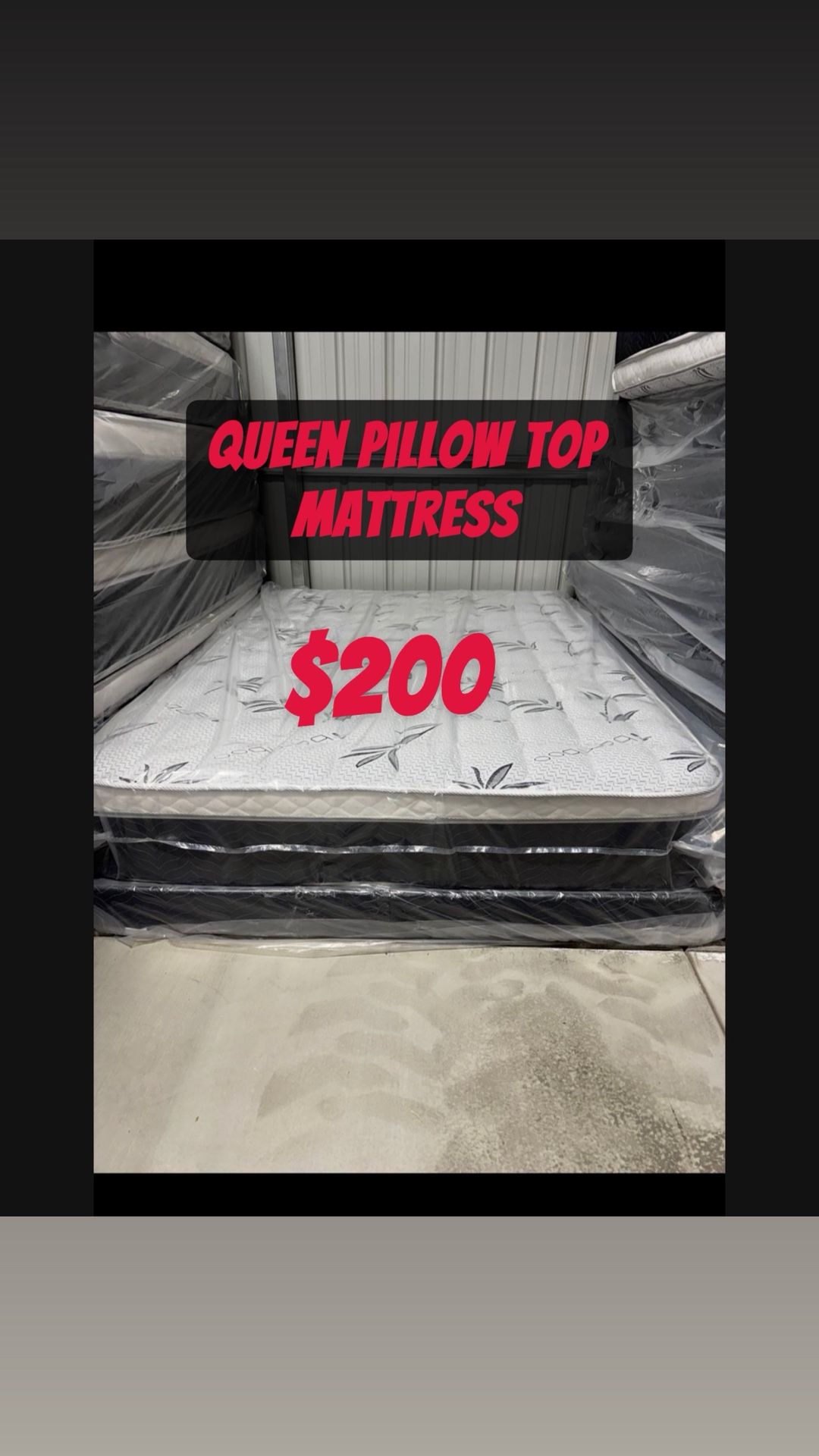 Queen Pillow Top Mattress