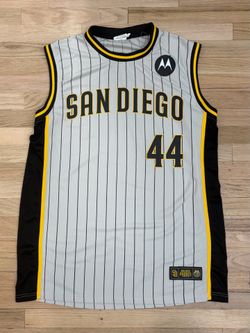 San Diego Padres Joe Musgrove #44 Gray Pinstripe Jersey Size LG