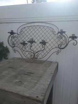 Metal Wall Candelabra 