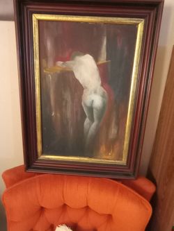 Vintage oil painting on canvas by calengor 28"x20"