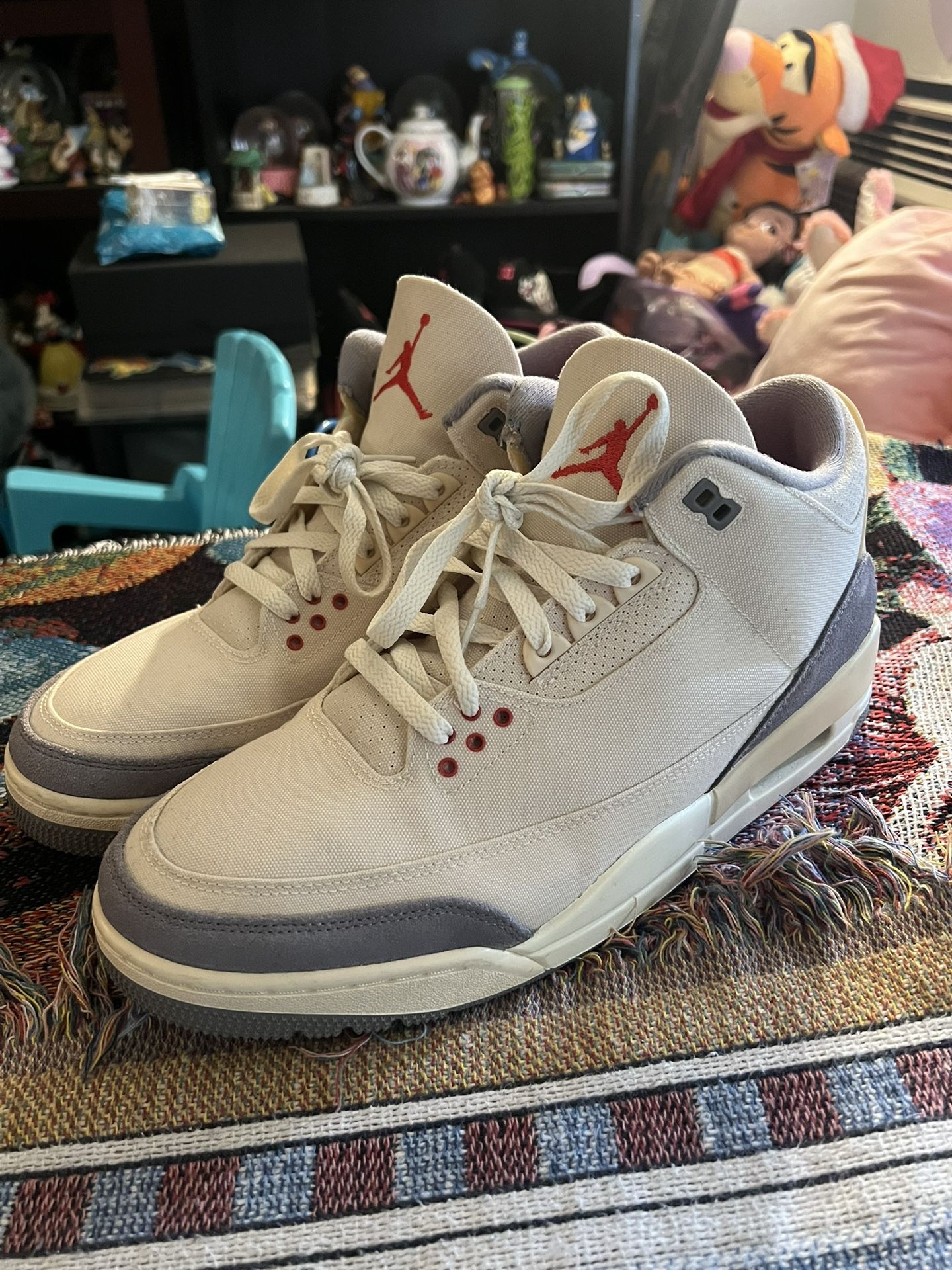 Air Jordan 3 Muslin Sz 12 display picture 1
