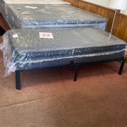 New twin size pillow top bed