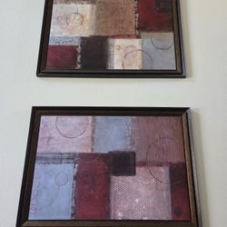 Set (2) of Framed Canvas Prints
