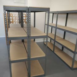 New Garage Shed Storage Shelving Boltless Industrial Quality Warehouse Racks Delivery Available 