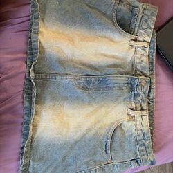 Mini Denim Skirt