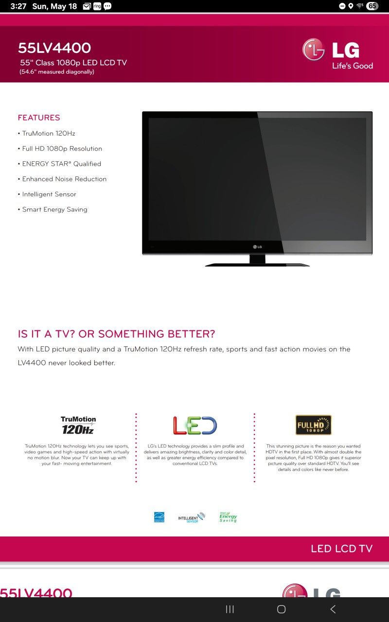 55" LG