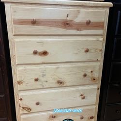 Jumbo Pinewood 2 Knob Dresser Drawer Cajonera 