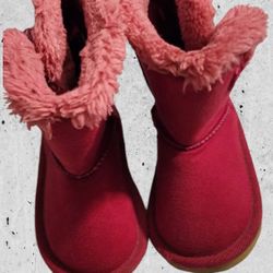 Children's Place Pink Slip-on Girls Toddler Boots - Size 4