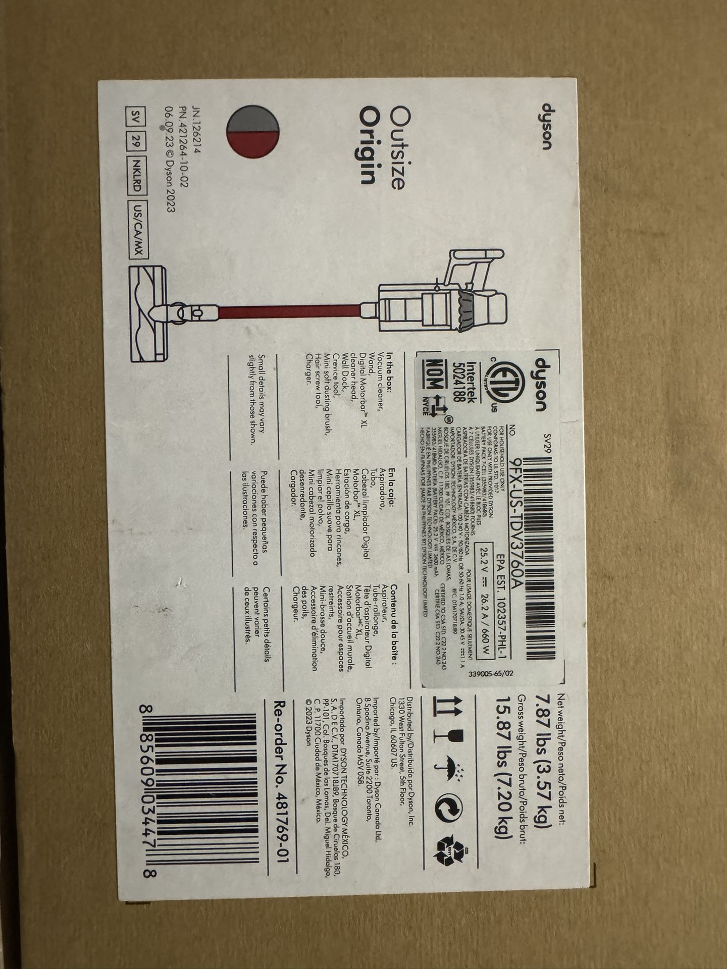 Dyson Vacuum