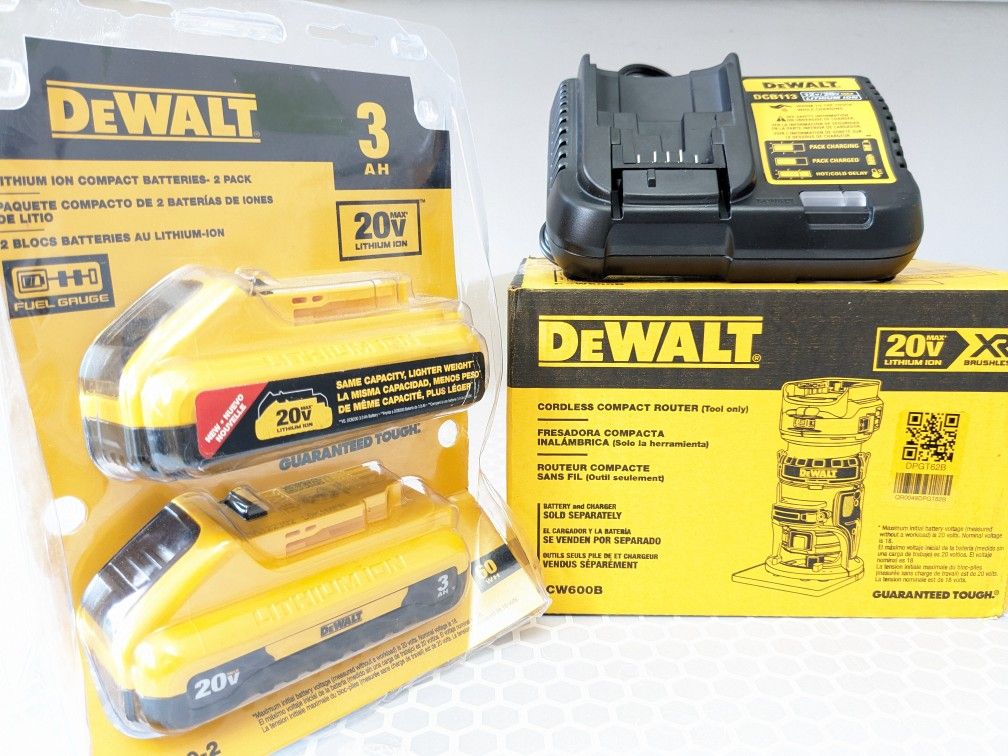 20V Max DeWalt XR Compact Router - Contractor Set
