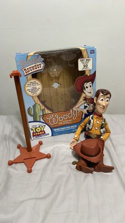 RARE WHITE LOGO Sherrif Woody custom voice box