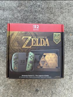 Nintendo Switch 2 Legend of Zelda 40th Anniversary Edition
