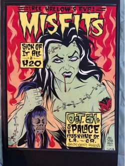 Misfits 1977 Concert Poster
