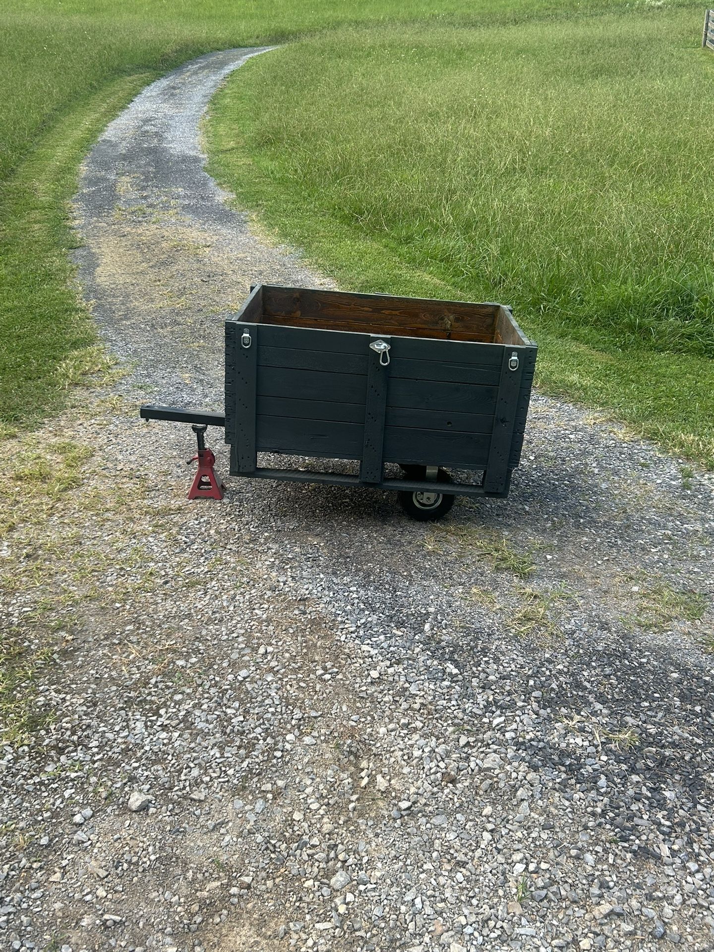 Pull Behind Cart For Mower