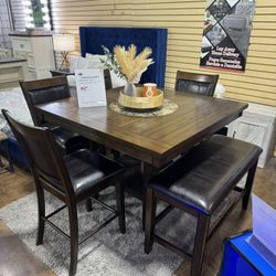 Brand New Dining Table, 4 Chairs And Bench, Cash Deal! 