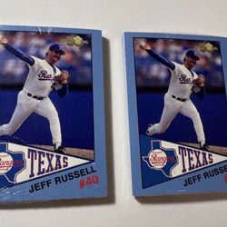 Texas Ranger Baseball Cards $10/Pk. 