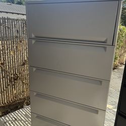 Large Cabinet Files And Chairs 